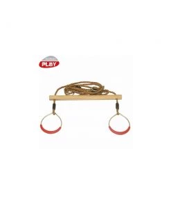 Nordic Play Np Trapezgynge I Træ M/ Ringe