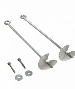 Plus A/S Plus Jordanker Til Gyngestativer - 2 Stk. - Inkl. Franske Skruer