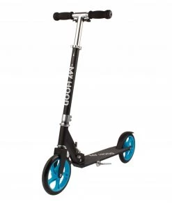 My Hood 200 Løbehjul - Sort/Turkis