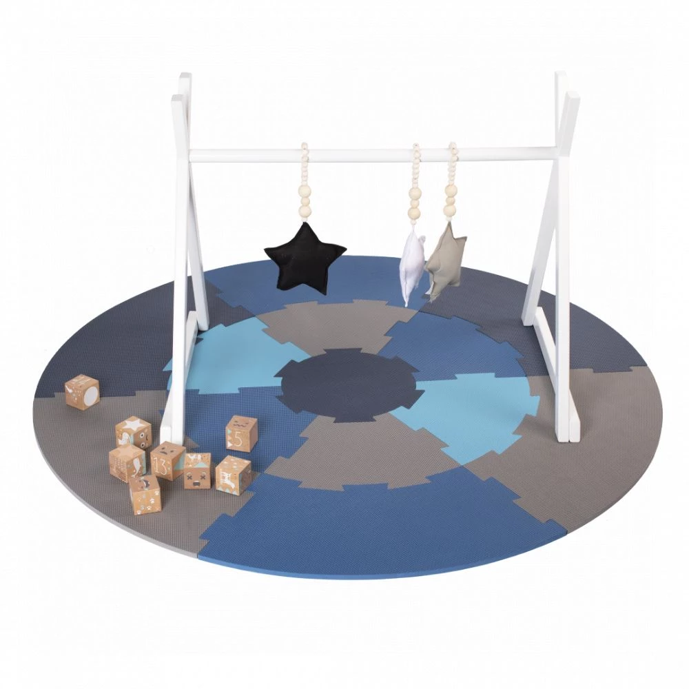 NORDIC PLAY Legegulv Ø120cm 10mm Blå 13 Stk. - 805-799 4 NORDIC PLAY Legegulv Ø120cm 10mm Blå 13 Stk. - 805-799 - Billede 2