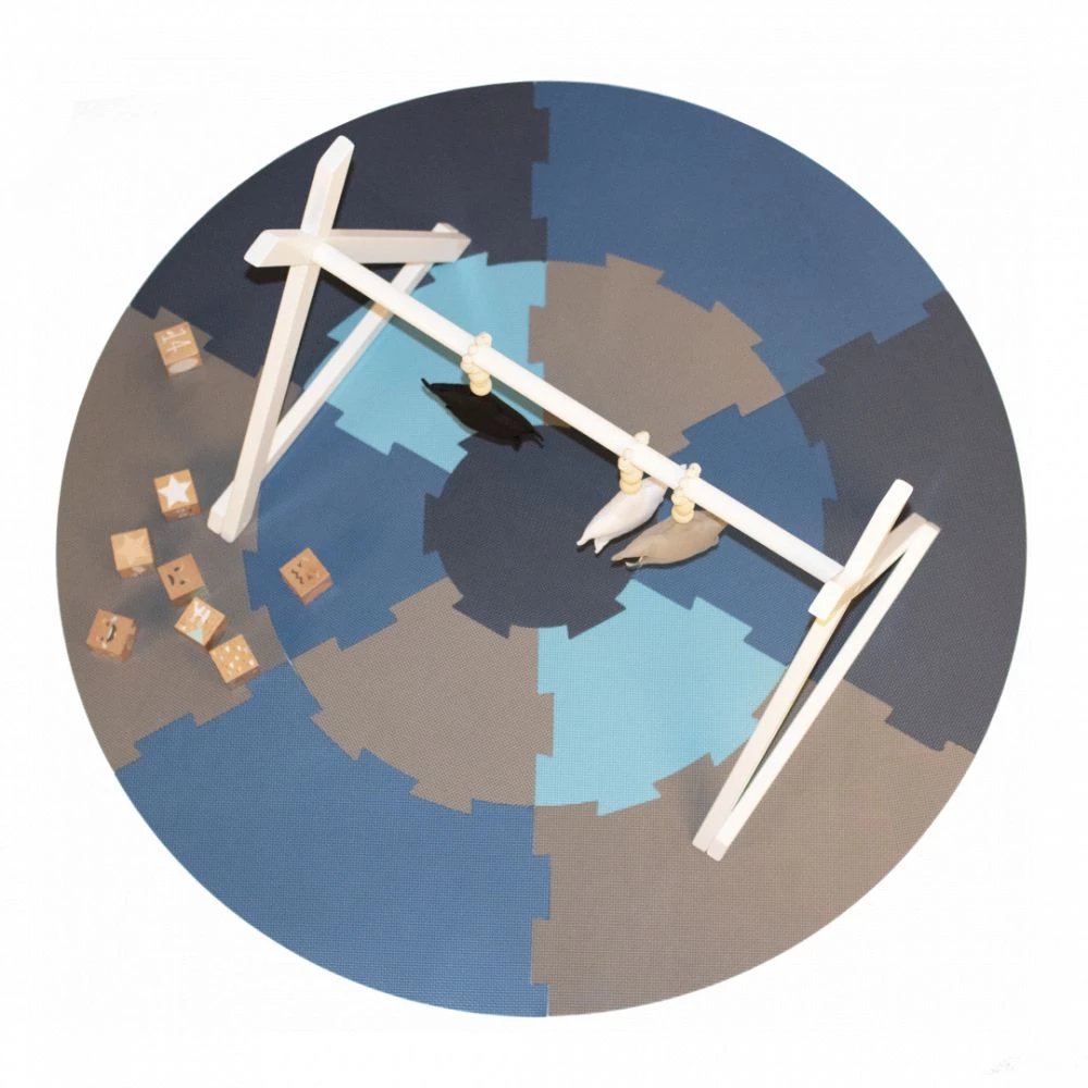 NORDIC PLAY Legegulv Ø120cm 10mm Blå 13 Stk. - 805-799 5 NORDIC PLAY Legegulv Ø120cm 10mm Blå 13 Stk. - 805-799 - Billede 3