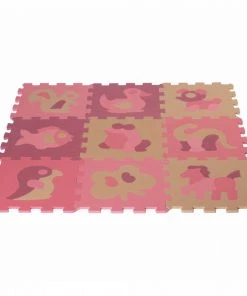 NORDIC PLAY Legegulv/puslespil 30x30cm 10mm Med Dyr Pink 9 Stk. - 805-796 -homeshop butik unnamed file 220