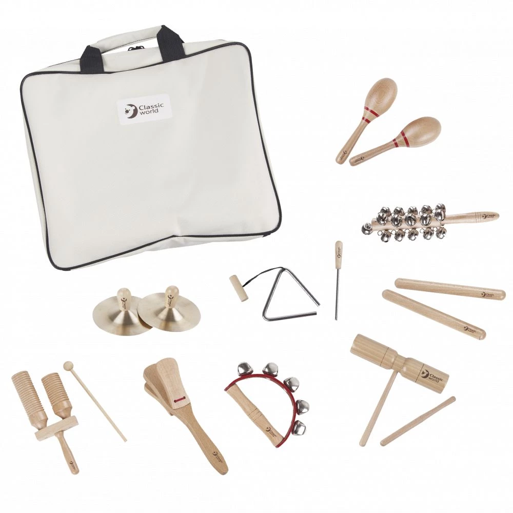 Nordic Play Classic Toys Musiksæt I Træ Inkl. Opbevaringstaske - 805-795 3 Nordic Play Classic Toys Musiksæt I Træ Inkl. Opbevaringstaske - 805-795