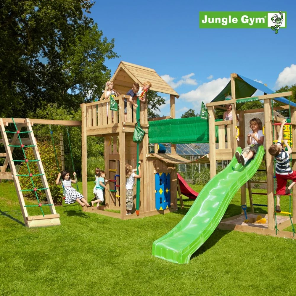 Jungle Gym Legeunivers 2 Komplet Inkl. Rutschebane - 804-331 3 Jungle Gym Legeunivers 2 Komplet Inkl. Rutschebane - 804-331
