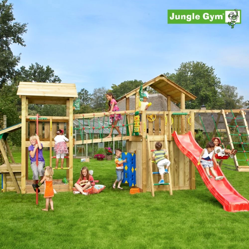 Jungle Gym Legeunivers 4 Komplet Inkl. Rutschebane - 804-333 3 Jungle Gym Legeunivers 4 Komplet Inkl. Rutschebane - 804-333