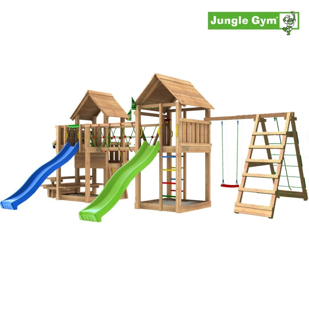 Jungle Gym Legeunivers 9 Komplet Inkl. Rutschebane - 804-358 3 Jungle Gym Legeunivers 9 Komplet Inkl. Rutschebane - 804-358