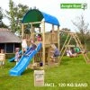 Jungle Gym Farm Legetårn Komplet Inkl. Climb Module Xtra, 120 Kg Sand Og Blå Rutschebane - 804-272CXSB -homeshop butik unnamed file 392