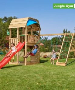 Jungle Gym Barn Legetårn Komplet Inkl. Climb Module Xtra Ekskl. Rutschebane - 804-287CB