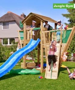 Jungle Gym Cottage Legetårn Komplet Inkl. Boat Module Ekskl. Rutschebane - 804-316