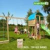 Jungle Gym Villa Legetårn Komplet Inkl. Climb Module Xtra Og Rutschebane - 804-285CX