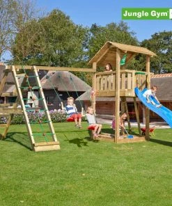 Jungle Gym Shelter Legetårn Komplet Inkl. Climb Module Xtra Og Rutschebane - 804-286CX