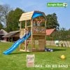 Jungle Gym Barn Legetårn Komplet, Inkl. 120 Kg Sand Og Blå Rutschebane - 804-287SAB -homeshop butik unnamed file 462
