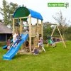 Jungle Gym Farm Legetårn Komplet Inkl. Swing Module Xtra Ekskl. Rutschebane - 804-272SB -homeshop butik unnamed file 470