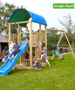 Jungle Gym Farm Legetårn Komplet Inkl. Swing Module Xtra Ekskl. Rutschebane - 804-272SB