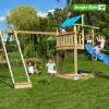 Jungle Gym Lodge Legetårn Komplet Inkl. Climb Module Xtra Og Rutschebane - 804-274CX -homeshop butik unnamed file 475