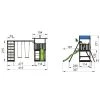 Jungle Gym Hut Legetårn Komplet Inkl. Climb Module Xtra Ekskl. Rutschebane, Grundmalet Sort - 806-282CB -homeshop butik unnamed file 487