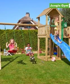 Jungle Gym Mansion Legetårn Komplet Inkl. Swing Module Xtra Ekskl. Rutschebane - 804-267SB
