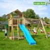 Jungle Gym Chalet Legetårn Komplet Inkl. Swing Module Xtra Ekskl. Rutschebane - 804-271SB -homeshop butik unnamed file 508