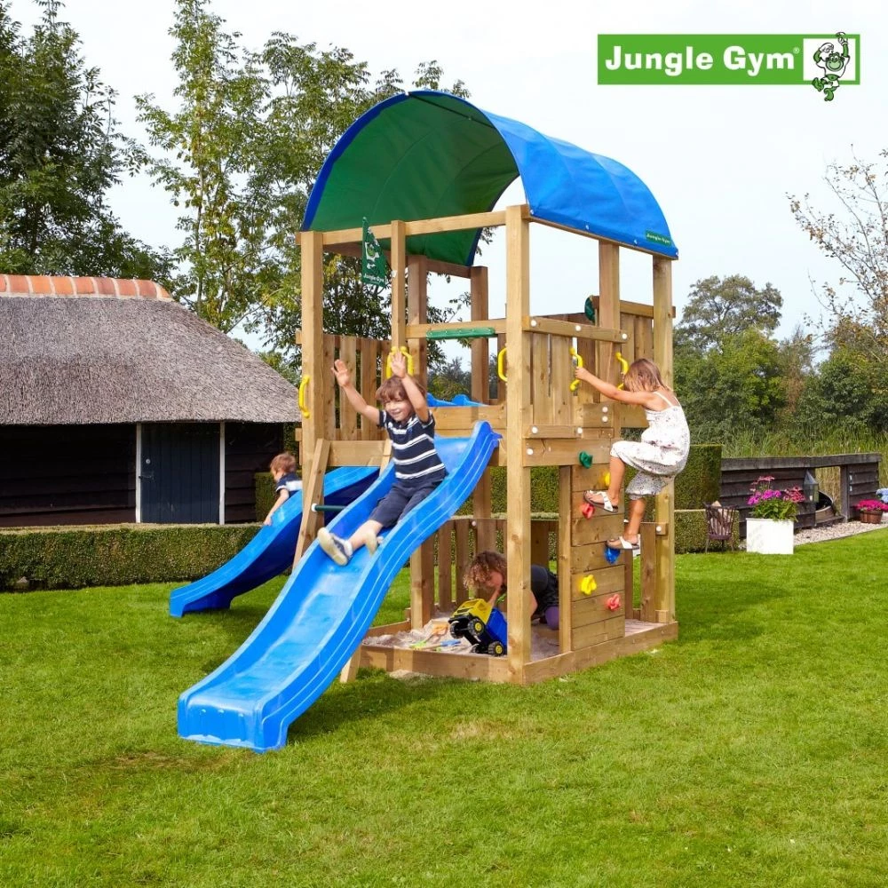 Jungle Gym Farm Legetårn Komplet Inkl. Rutschebane - 804-272 3 Jungle Gym Farm Legetårn Komplet Inkl. Rutschebane - 804-272