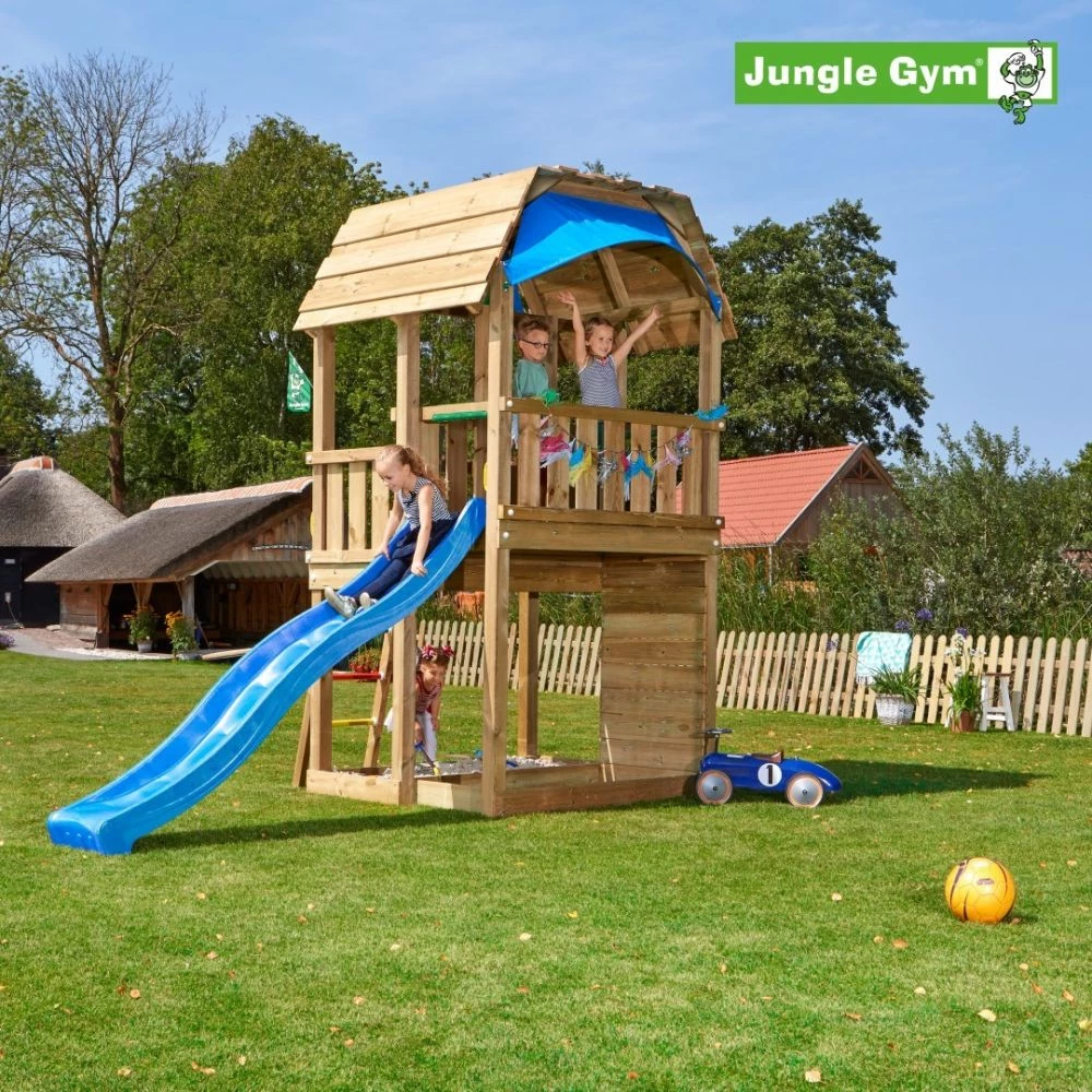 Jungle Gym Barn Legetårn Komplet Ekskl. Rutschebane - 804-287B 3 Jungle Gym Barn Legetårn Komplet Ekskl. Rutschebane - 804-287B