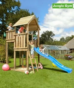 Jungle Gym Palace Legetårn Komplet Inkl. Rutschebane - 804-276