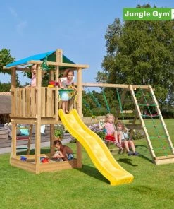 Jungle Gym Hut Legetårn Komplet Inkl. Climb Module Xtra Ekskl. Rutschebane - 804-282CB