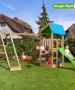 Jungle Gym Home Legetårn Komplet Inkl. Climb Module Xtra Ekskl. Rutschebane - 804-315CB