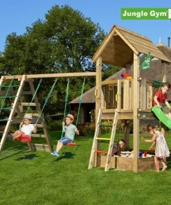 Jungle Gym Club Legetårn Komplet Inkl. Climb Module Xtra Ekskl. Rutschebane - 804-284CB