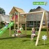 Jungle Gym Cabin Legetårn Komplet Inkl. Swing Module Xtra Ekskl. Rutschebane - 804-283SB