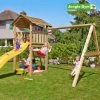 Jungle Gym Cottage Legetårn Komplet Inkl. Swing Module Xtra Ekskl. Rutschebane - 804-270SB -homeshop butik unnamed file 596