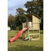 Plus A/S Plus Play Legetårn M/skråt Tag Trykimprægneret Inkl. Rød Rutsjebane 18528-5 -homeshop butik unnamed file 665