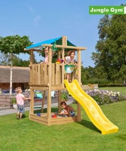 Jungle Gym Hut Legetårn Komplet Inkl. Rutschebane - 804-282N