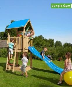 Jungle Gym Castle Legetårn Komplet Inkl. Rutschebane - 804-280N