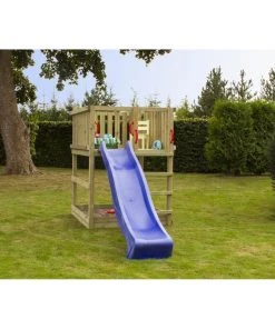 Plus A/S Plus Play Legetårn Trykimprægneret Inkl. Blå Rutsjebane 185281-3 -homeshop butik unnamed file 699