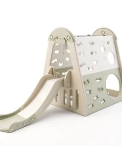 Elite Toys Kids Zone Aktivitets Hus Med Gynge & Rutchebane