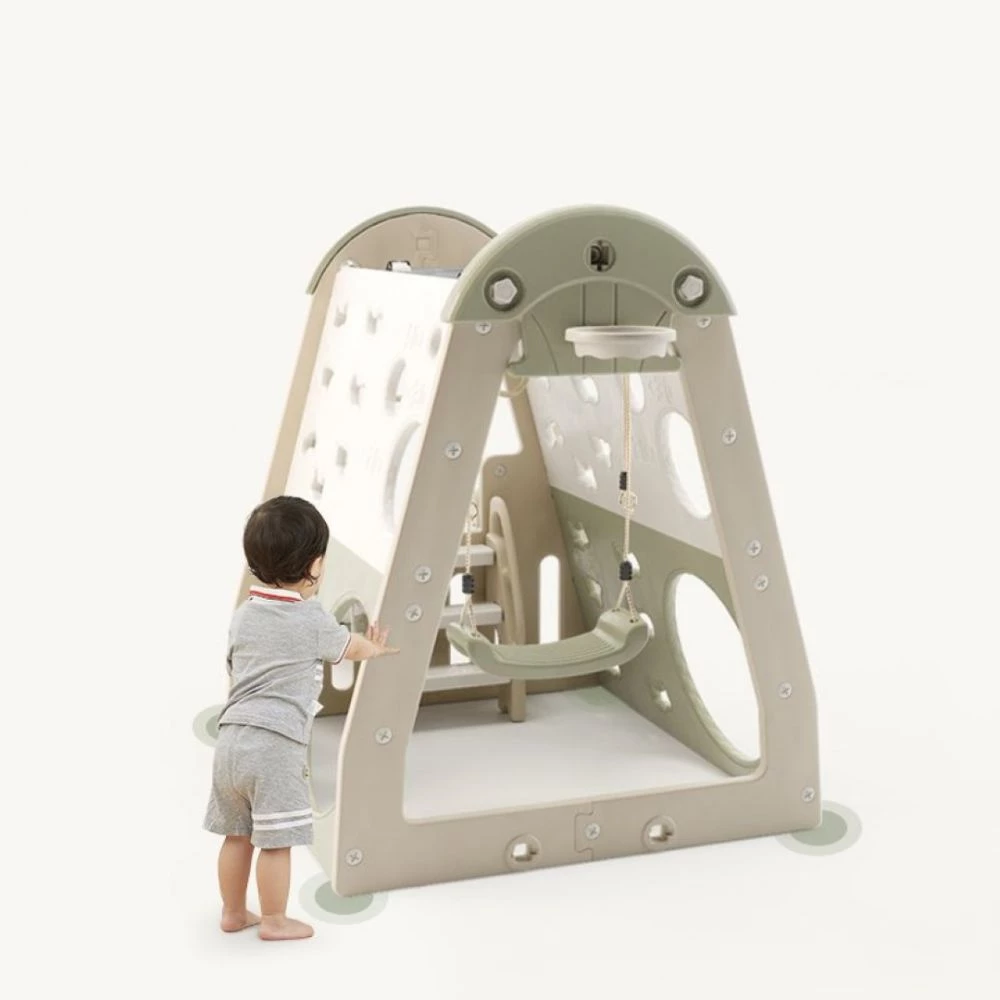 Elite Toys Kids Zone Aktivitets Hus Med Gynge & Rutchebane 4 Elite Toys Kids Zone Aktivitets Hus Med Gynge & Rutchebane - Billede 2