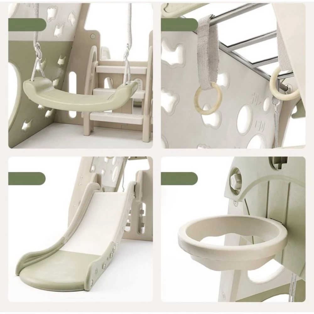 Elite Toys Kids Zone Aktivitets Hus Med Gynge & Rutchebane 12 Elite Toys Kids Zone Aktivitets Hus Med Gynge & Rutchebane - Billede 10