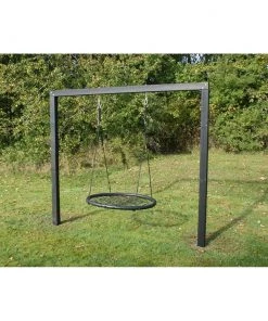 NORDIC PLAY Gyngestativ Asta Sort Grundmalet Inkl. Rundgynge -homeshop butik unnamed file 744