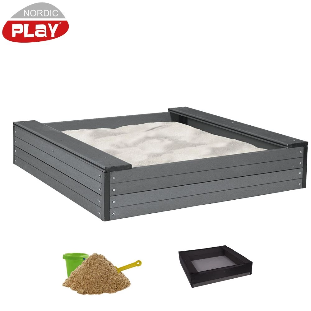 Nordic Play Sandkasse Wpc 24x120x120cm Inkl. Net Og 240 Kg Sand 3 Nordic Play Sandkasse Wpc 24x120x120cm Inkl. Net Og 240 Kg Sand
