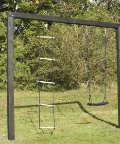 NORDIC PLAY Gyngestativ Arthur Sort Grundmalet Inkl. 2 Sorte Gynger -homeshop butik unnamed file 771