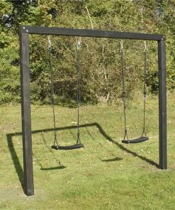 NORDIC PLAY Gyngestativ Alma Sort Grundmalet Inkl. 2 Sorte Gynger -homeshop butik unnamed file 781