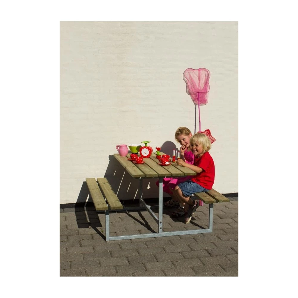 Plus A/S Plus Basic Børnesæt Bord-bænkesæt Trykimprægneret 185800-1 3 Plus A/S Plus Basic Børnesæt Bord-bænkesæt Trykimprægneret 185800-1