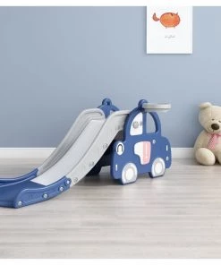 Elite Toys Kids Zone Car With Slide And Basket