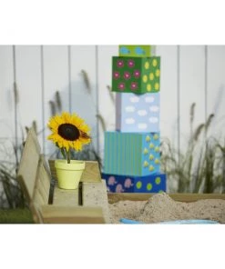 Plus A/S Plus Sandkasse M/ryglæn 120x120cm -homeshop butik unnamed file 915