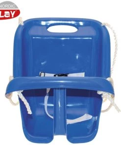 Nordic Play Babygynge M/høj Ryg Blå M/reb